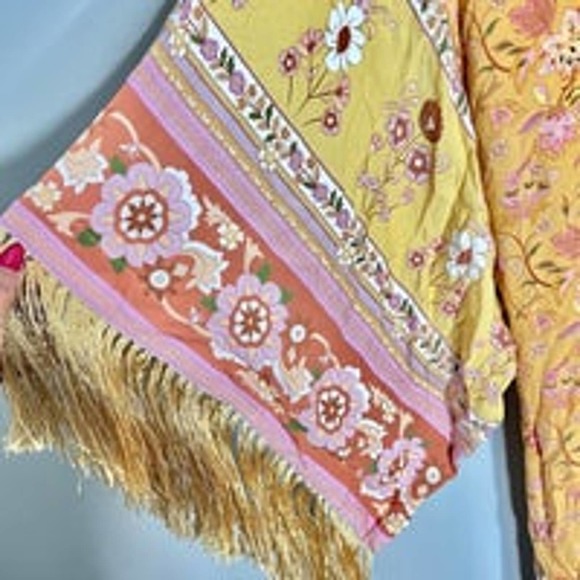 Spell & The Gypsy Collective Portobello Road Tassel Dress Size L - Picture 10 of 11